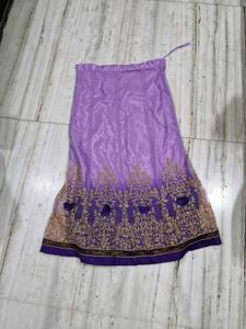 Elegant Lavender Lehenga and dupatta