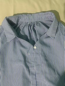 Classic Striped Button-Up Top