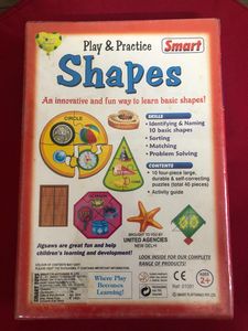 Play N Practice Shapes Game Box