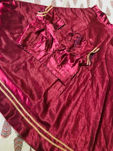 Burgundy Lehenga Set