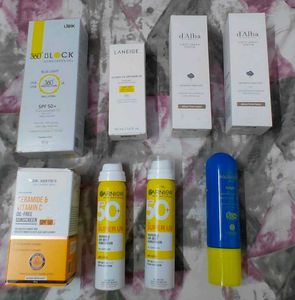 Assorted Sunscreen Lot
