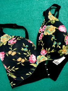Floral Print Bra 32 c
