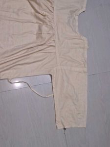 Beige Cotton Kurta of 1