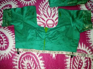 Emerald Green &amp; Gold Sari