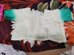 Ethnic Blouse With Saree