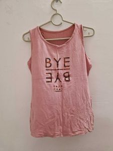 Cute Pink Sleeveless Top