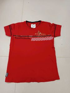 Red Fancy T shirt