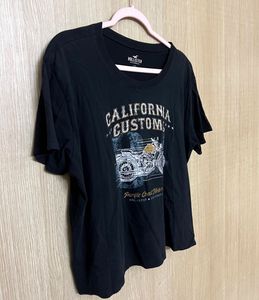 Casual Black "California Customs" Graphic