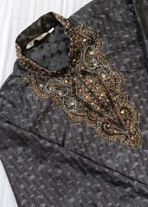 Men's Embellished Kurta
