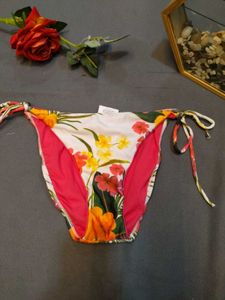 Floral Print Tie-Side Bikini Bottom💥