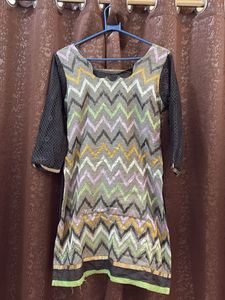 Heavy embroidery Kurti pant duppata set