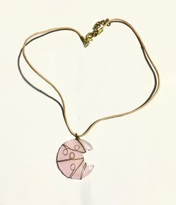 Elegant Crescent Moon Pendant Necklace