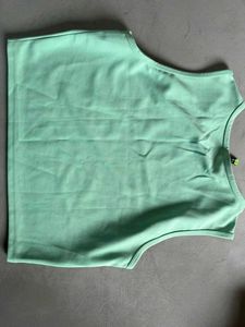 Mint Green Cut-Out Crop Top