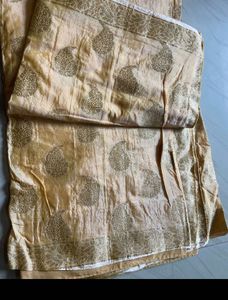 Elegant Beige Printed Saree