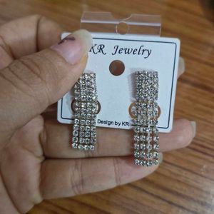 Sparkling Dangle Earrings