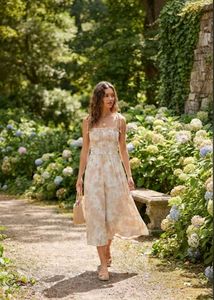 Boho Tie-Dye Midi Dress