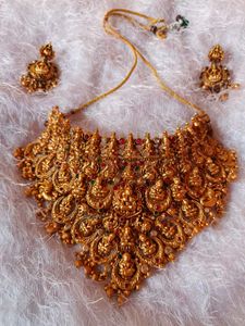 sale 🥳Gold Plated Necklace and Earrings Jewelle