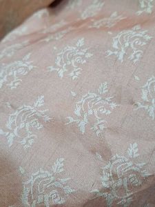 Pink Floral Print dress material