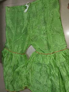 Vibrant Green Kurta Set with Garara