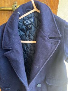 Cute Navy Blue Kids Coat