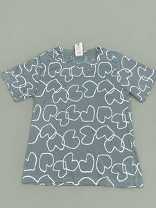 Cute Heart Print T-Shirt