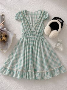 Cute Gingham Summer Dress