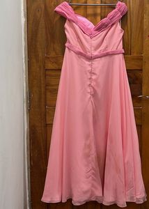 Elegant Pink Evening Gown