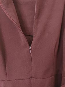 Wine Coloured Jumpsuit