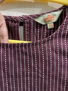 ANOUK*** Striped Casual Kurta With Pant