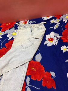 Light Wash Wide Leg Jeans