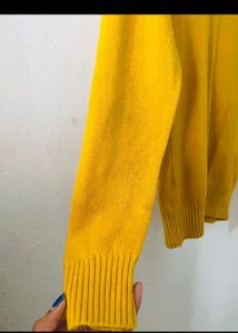 Mustard Yellow Turtleneck Sweater