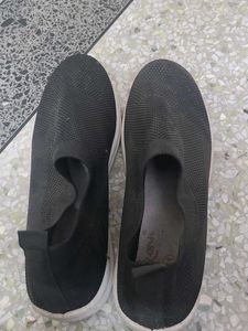 Black Slip-On Sneakers
