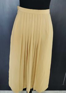 Pleated Midi Skirt