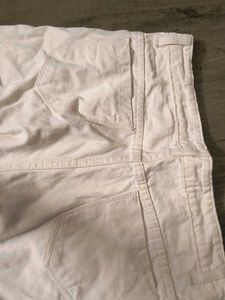 Off- White Wide-Leg High-Waist Jeans