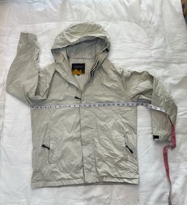 Men's Beige Hooded Jacket