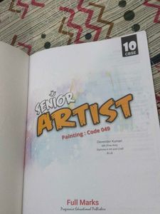 Senior Artist Painting Book
