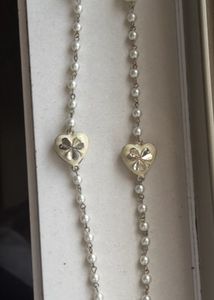 Charming Pearl & Heart Necklace