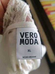 Veromoda White Lace Top.