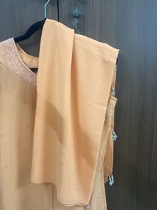 Bebo style Peach Kurta Set