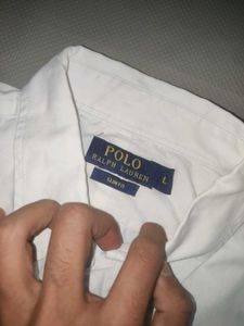 Polo Ralph Lauren White Button-Down Shirt