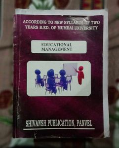Educational Management: Mumbai University B.Ed.