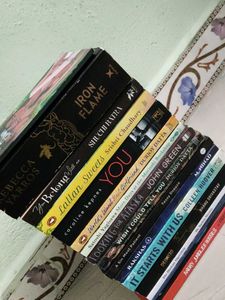 Collection of popular fiction books
