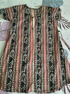 Unique Patterned Cotton Kurta