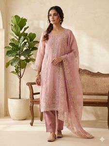 Elegant Mustard Kurta Set with Dupatta