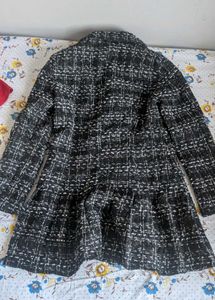 Tweed Pearl Button Coat