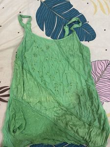 Green Ethnic Embellished top