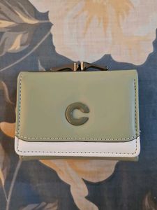 Chic Two-Tone Coin Purse
