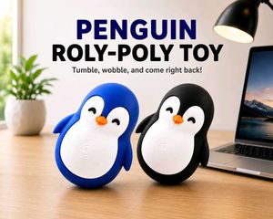 set of 2 Cute Penguin Roly-Poly Toy