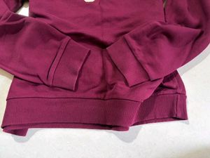 y2k maroon sweatshirt