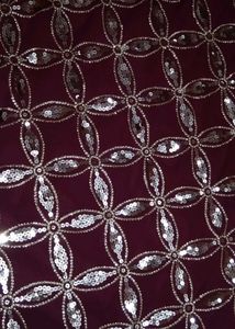 Purple And Mehandi Colour Sarees